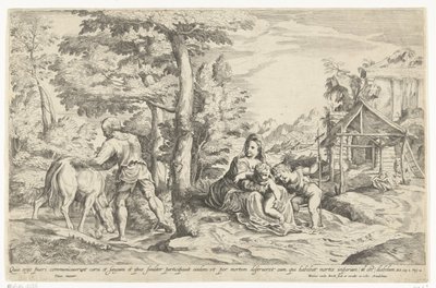 Visszatérés Egyiptomból alkotó: Hendrik van der Borcht (II)