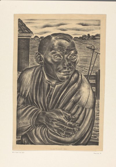 Egy farmer portréja alkotó: Henk Henriët (signed by artist)