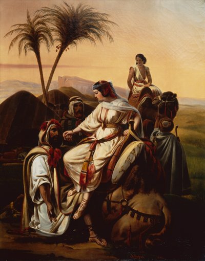Boáz üdvözli Ruthot alkotó: Henri-Frederic Schopin