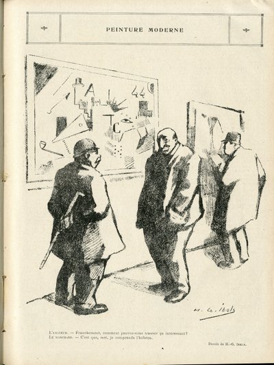 Illusztráció: H. G. Ibels (1867-1936) a Le Rire-ben, 04/02/22 - Modern festészet - Művészet, antiszemitizmus, avantgárd - zsidó alkotó: Henri Gabriel Ibels
