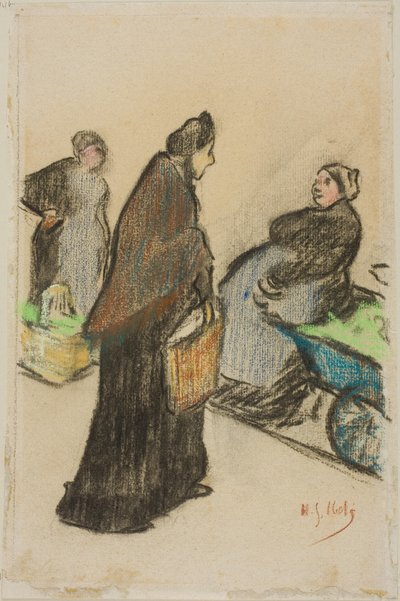 Piaci nők alkotó: Henri-Gabriel Ibels