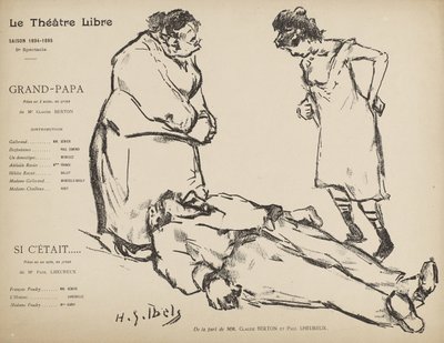 A Théâtre Libre Grand Papa és Si l