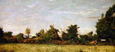 Táj kunyhóval alkotó: Henri-Joseph Harpignies