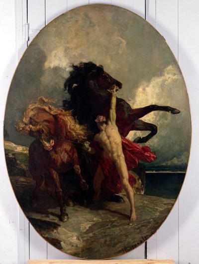 Automedon Akhilleusz lovaival alkotó: Henri Alexandre Georges Regnault