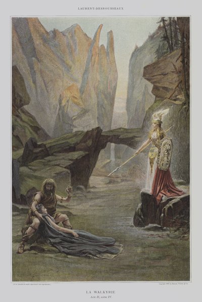 La Walkyrie (The Valkyrie) alkotó: Henri Alphonse Louis Laurent-Desrousseaux