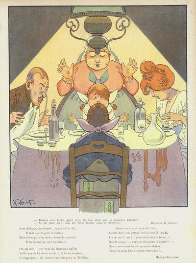Illusztráció Le Rire alkotó: Henri Avelot