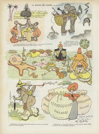 Illusztráció Le Rire alkotó: Henri Avelot