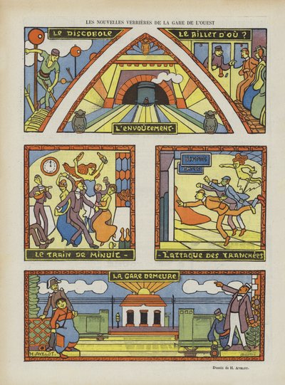 Illusztráció Le Rire alkotó: Henri Avelot