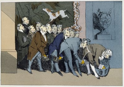 Mr. M. Igazgató, Főnök, Alkalmazottak, Számon felüliek, stb, stb, stb., egy új Kiválóság elismeréseként – Henri Monnier „” Adminisztratív erkölcsökben” alkotó: Henri Bonaventure Monnier