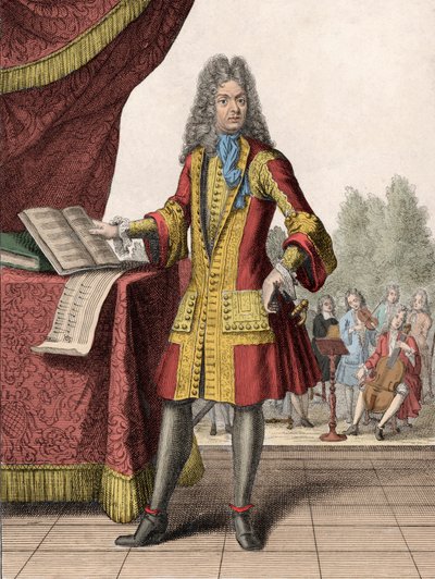 Jean-Baptiste Lully (1632-1687) portréja alkotó: Henri Bonnart