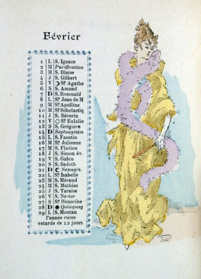 február alkotó: Henri Boutet