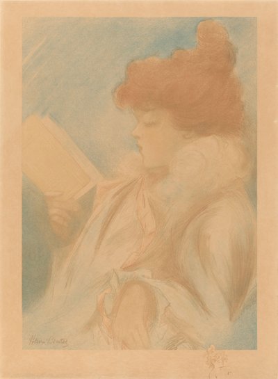 olvasó nő alkotó: Henri Boutet
