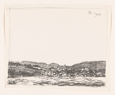 Hely a Starnberger See-nél alkotó: Henri Braakensiek