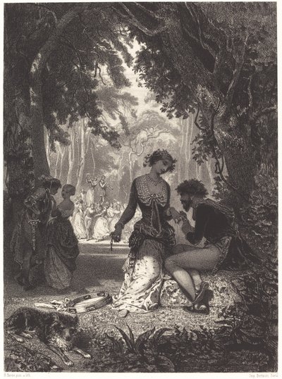 Olasz táncosok alkotó: Henri Charles Antoine Baron