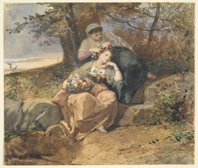 Két nő alkotó: Henri Charles Antoine Baron