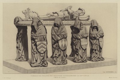 Philippe Pot sírja, a burgundi Grand Seneschal, 15. század alkotó: Henri Charles Guérard