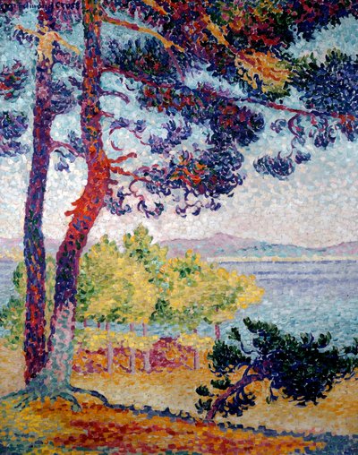 Dél után Pardigonban. Henri Delacroix Dit Cross (Henri Edmond Cross) festménye (1856-1910) alkotó: Henri Edmond Cross