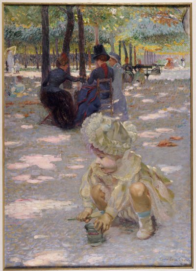 Egy augusztusi délután Luxembourgban, 1886 alkotó: Henri Edmond Cross