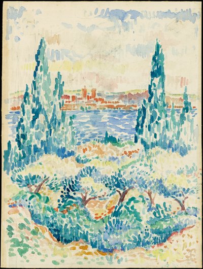 Antibes alkotó: Henri Edmond Cross