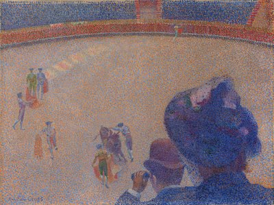 A bikák futása, 1891-1892. alkotó: Henri Edmond Cross