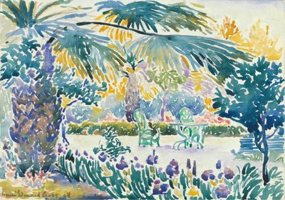 A festő kertje Saint Clairben, 1908. alkotó: Henri Edmond Cross