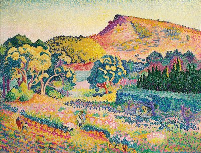 Táj Le Cap Negre-vel; Táj Cap Negre-vel, 1906 alkotó: Henri Edmond Cross