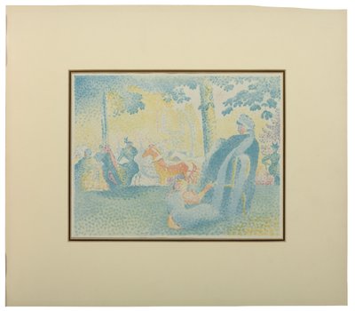 Les Champs Elysees, Pan, 1898 alkotó: Henri Edmond Cross