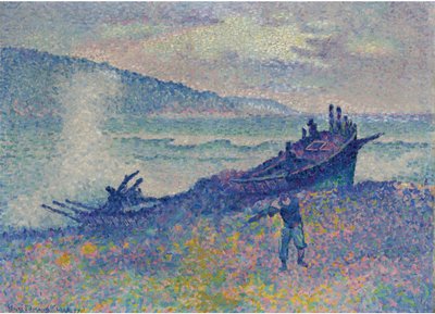 Hajótörés, 1899 alkotó: Henri Edmond Cross