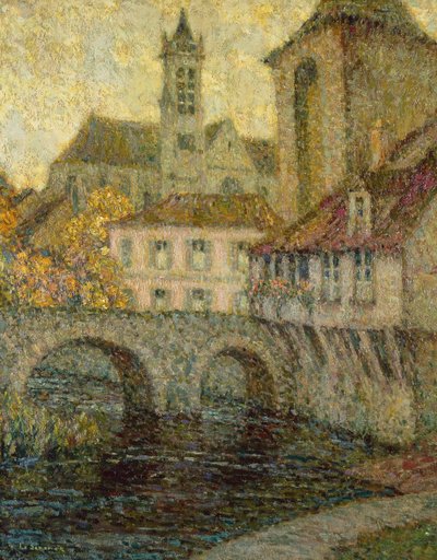 A Porte de Bourgogne, Moret alkotó: Henri Eugene Augustin Le Sidaner