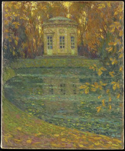 A Belvedere Trianonban, Versailles, 1915 alkotó: Henri Eugene Augustin Le Sidaner