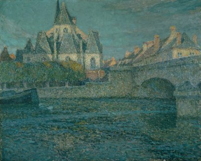 Nemours-i templom, Franciaország alkotó: Henri Eugene Augustin Le Sidaner