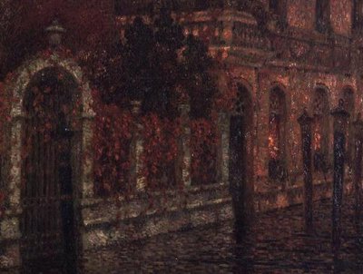 Velencei csatorna (olaj, vászon) alkotó: Henri Eugene Augustin Le Sidaner