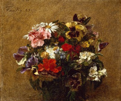 Csokor virág alkotó: Ignace Henri Jean Fantin Latour