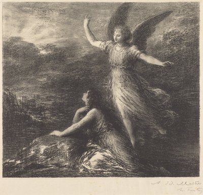 Debüt a „Paradicsom és a peri” című műből (2. tábla) alkotó: Henri Fantin-Latour