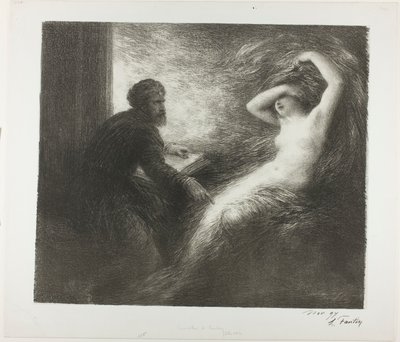 Kundry felidézése alkotó: Henri Fantin-Latour