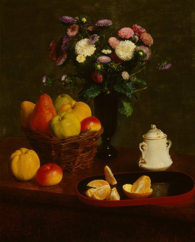 Virágok és gyümölcsök alkotó: Henri Fantin-Latour