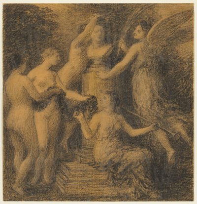 Tisztelet Rossini előtt alkotó: Henri Fantin-Latour