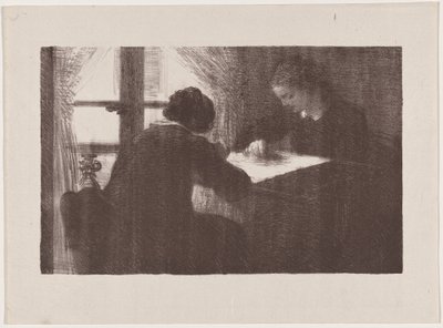 Belső tér (A hímzőnők) alkotó: Henri Fantin-Latour