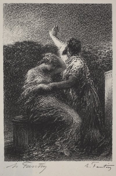 Balthazar mágus és Fatime alkotó: Henri Fantin-Latour
