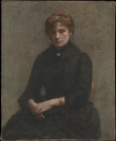 Női portré alkotó: Henri Fantin-Latour