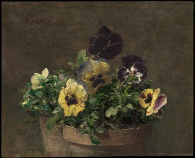 Cserepes árvácskák alkotó: Henri Fantin-Latour