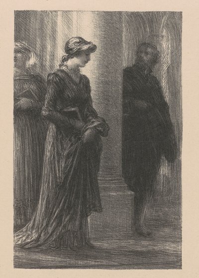 Richard Wagner és zsenialitása a „Rheingold” jelenetei alapján alkotó: Henri Fantin-Latour