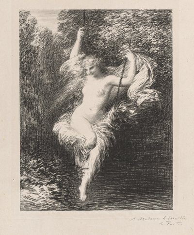 Sára fürdőző alkotó: Henri Fantin-Latour