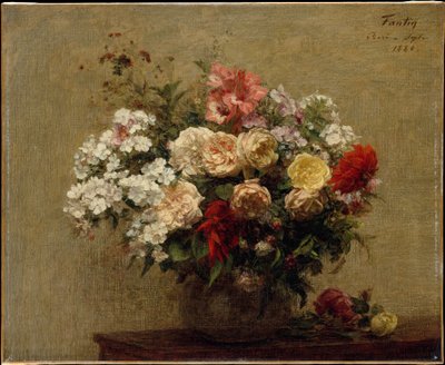 Nyári virágok alkotó: Henri Fantin-Latour