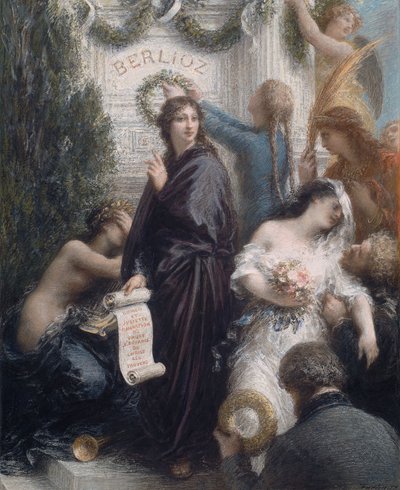 Az évforduló (Hódolat Hector Berlioznak) alkotó: Henri Fantin-Latour