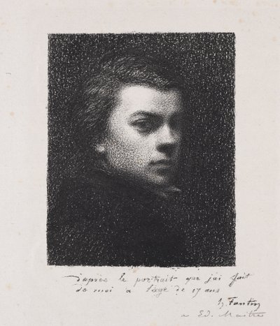 A művész 17 évesen alkotó: Henri Fantin-Latour