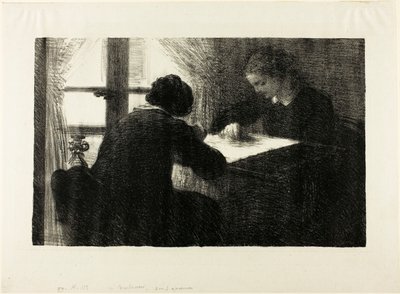 A hímzők, második lemez alkotó: Henri Fantin-Latour