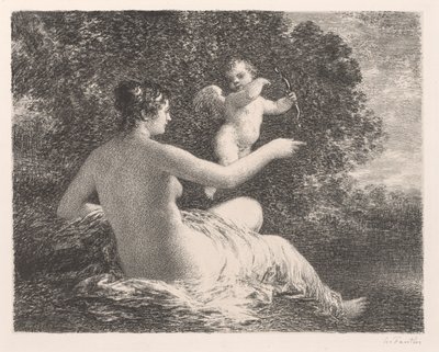 Vénusz és Ámor alkotó: Henri Fantin-Latour