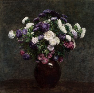 Őszirózsa vázában alkotó: Ignace Henri Jean Fantin Latour