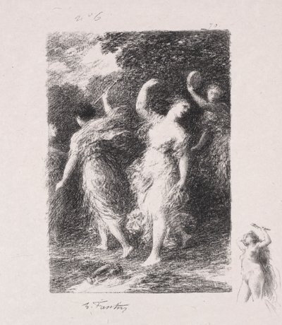 Bacchus alkotó: Ignace Henri Jean Fantin Latour
